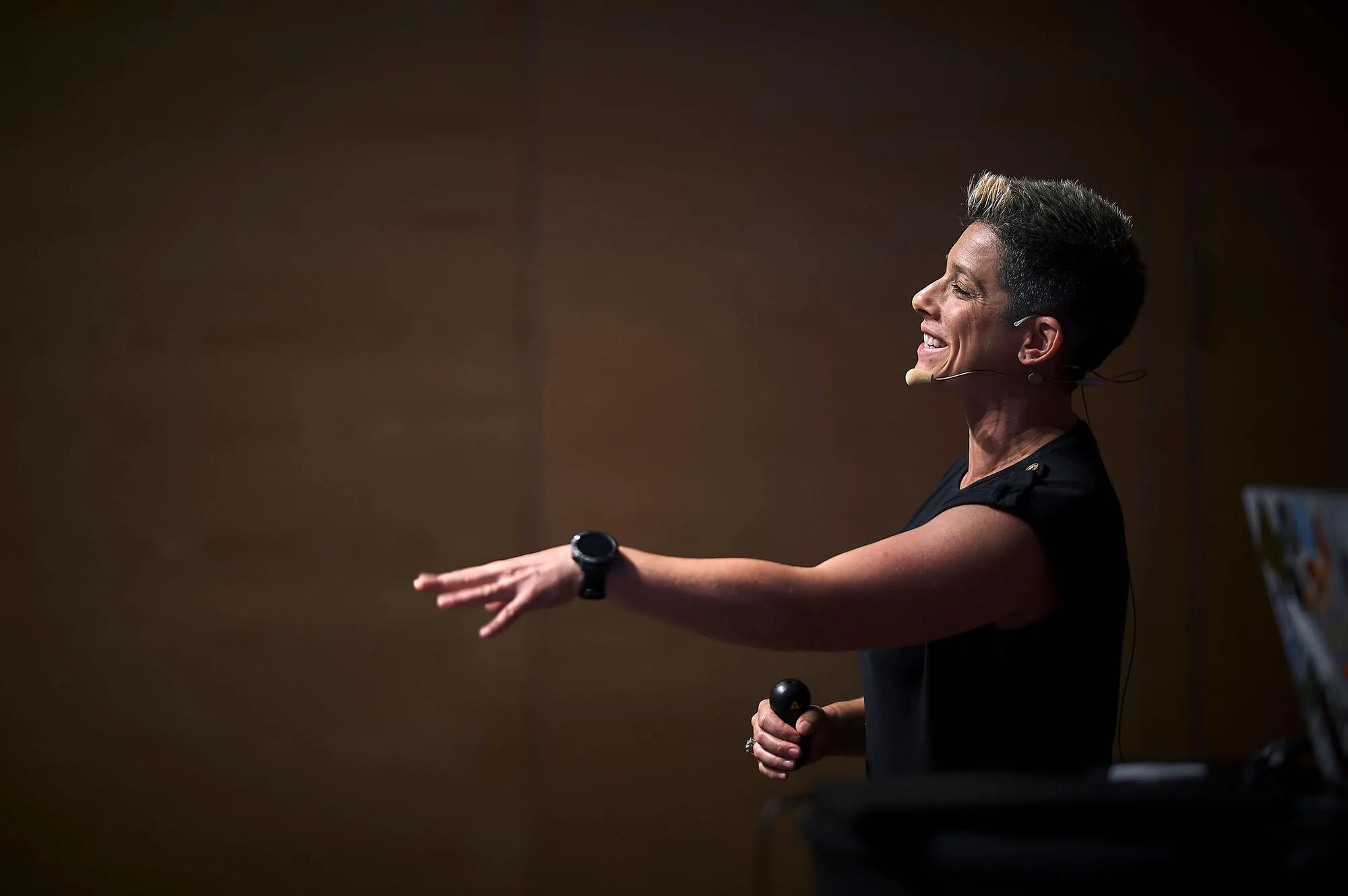 April Yoho presenting at Copenhagen Developer Festival